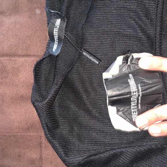 BRAND NEW NEVER WORN black long dress - Picture 2 of 2